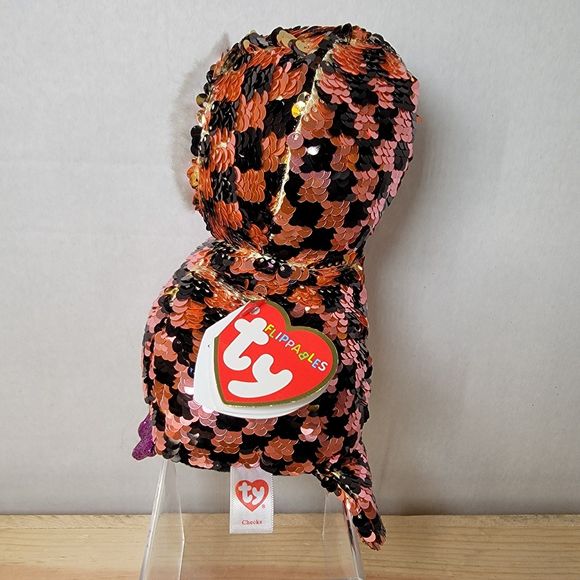 Ty Flippables 'Checks' Owl 6" NWT - Picture 2 of 6